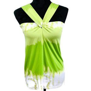 NWT Axcess by Liz Claiborne Green Tank Top